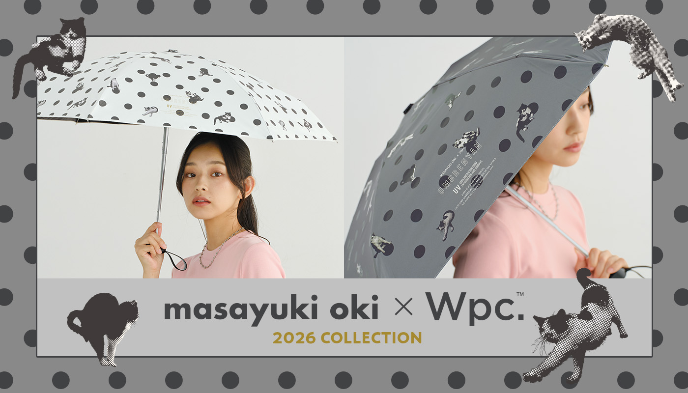 wpc.の日傘のご紹介